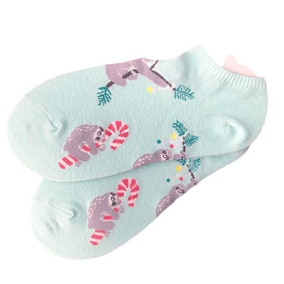 Holiday 5-Pack No-Show Socks NWOT - Picture 6 of 13